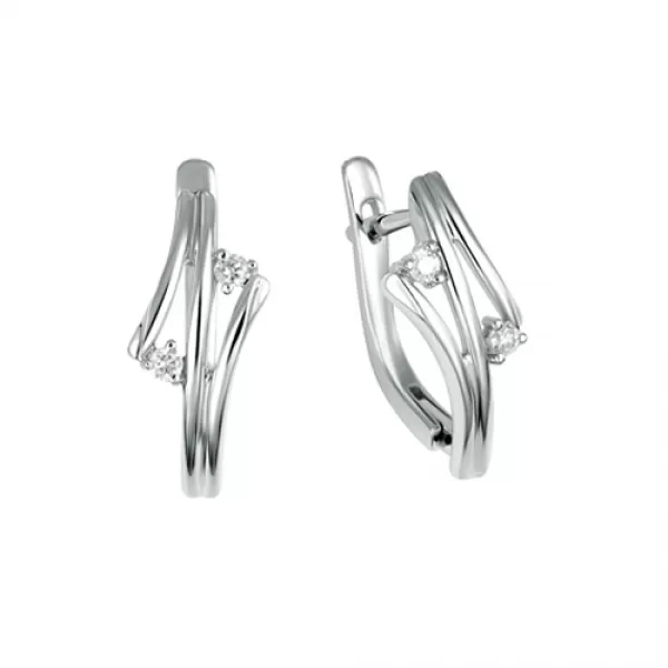Luxusné náušnice s briliantmi GKW31561
