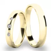 Snubné prstene biele zlato SP-286-03