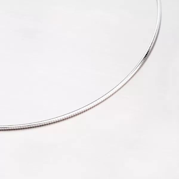 Pevný náhrdelník zo striebra 92003043-53-SLX