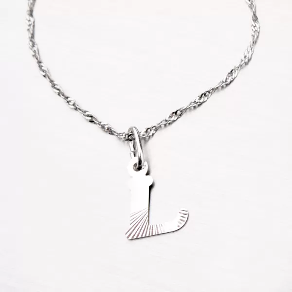 Strieborné písmenko - L M5114-FC-L