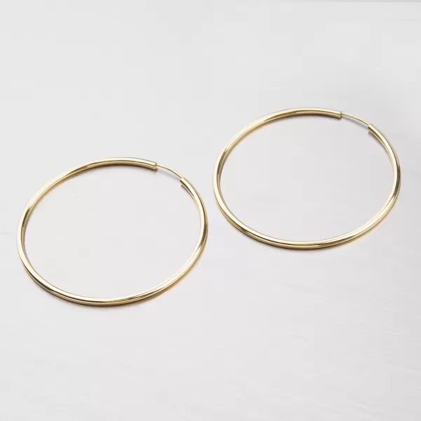 Kruhy zlaté - 35 mm 12-244