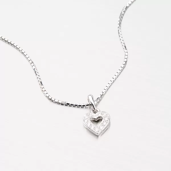 Zlatý prívesok so zirkónmi DZ0021B