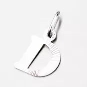 Strieborné písmenko - D M5114-FC-D