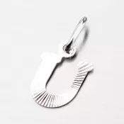 Strieborné písmenko - U M5114-FC-U