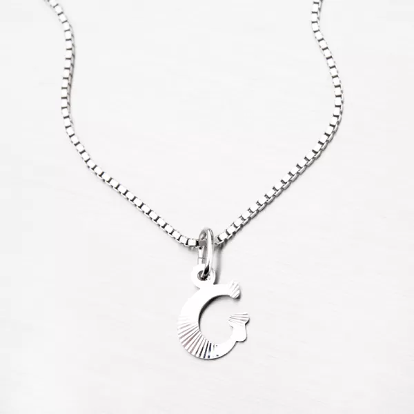 Strieborné písmenko - G M5114-FC-G