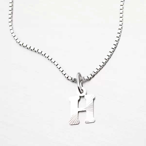 Strieborné písmenko - H M5114-FC-H
