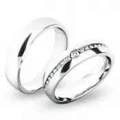 Snubné prstene striebro SP-61054-Ag