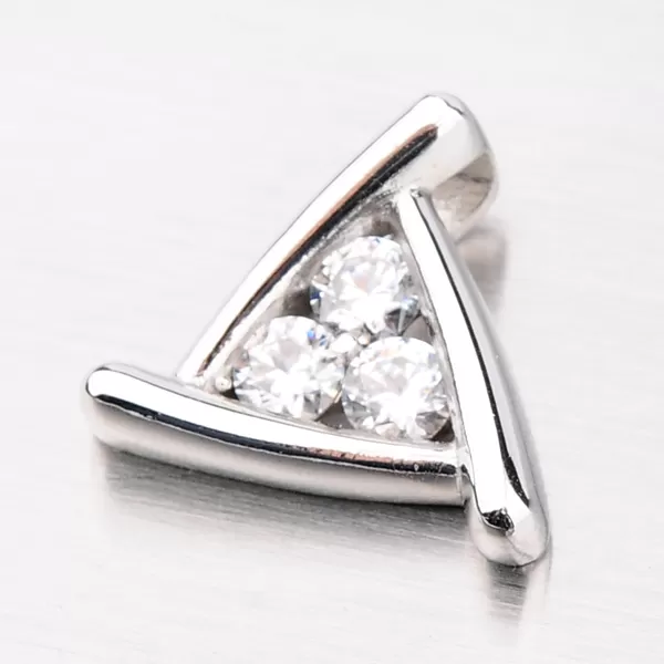 Prívesok z bieleho zlata DZ1926B