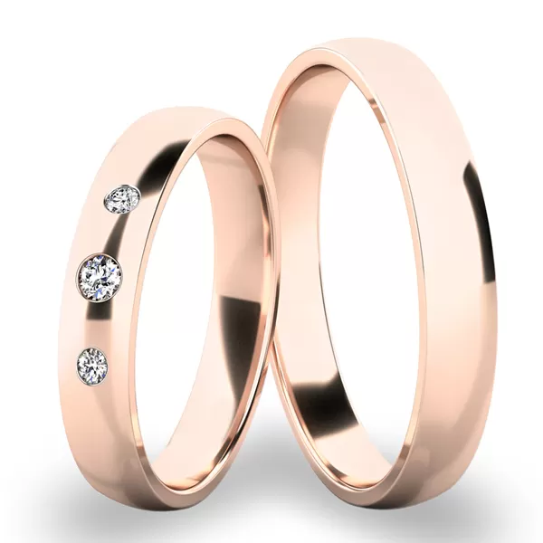 Snubné prstene biele zlato SP-286-03