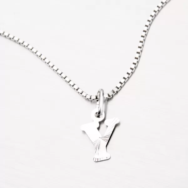 Strieborné písmenko - Y M5114-FC-Y