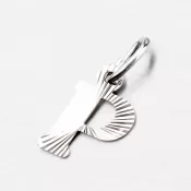 Strieborné písmenko - P M5114-FC-P