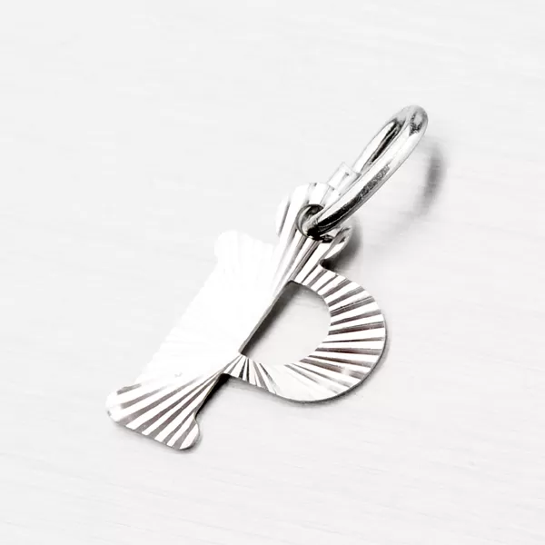 Strieborné písmenko - P M5114-FC-P