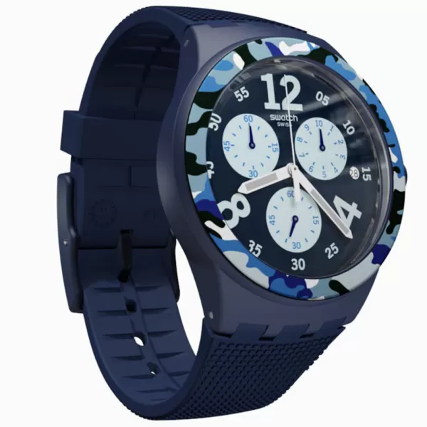 Hodinky Swatch Camoblu SUSN414