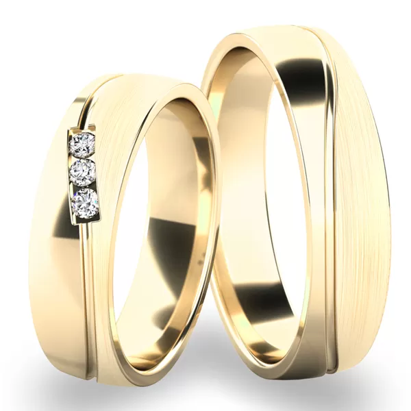 Snubné prstene zlaté SP-284