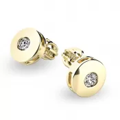 Zlaté náušnice s diamantmi 10911-NS-ZL-DIA