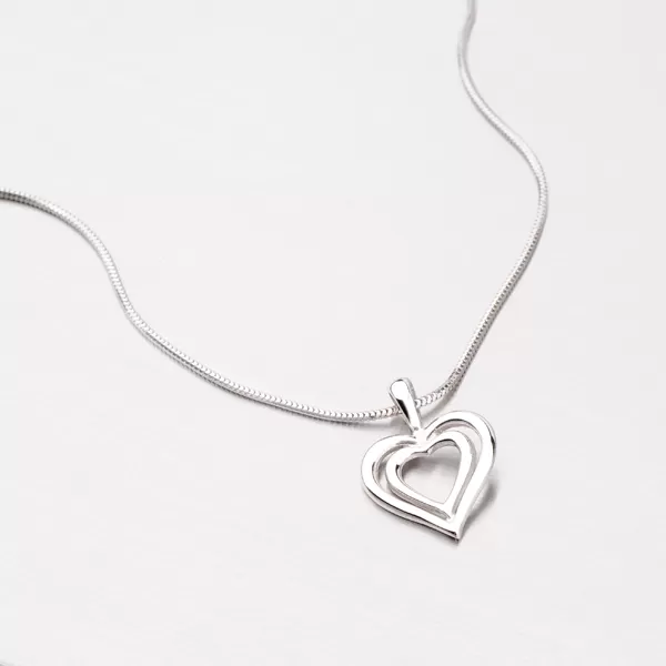 Srdce z bieleho zlata DZ1601B