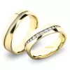 Zlaté snubné prstene SP-61057