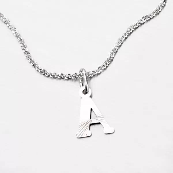 Strieborné písmenko - A M5114-FC-A