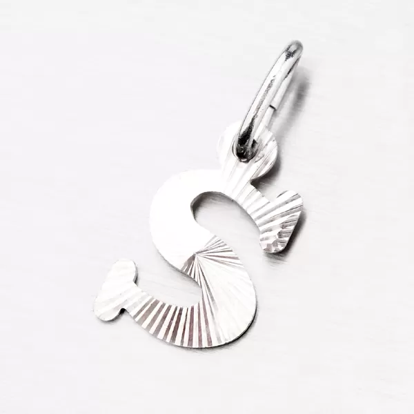 Strieborné písmenko - S M5114-FC-S