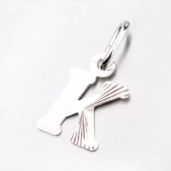 Strieborné písmenko - K M5114-FC-K