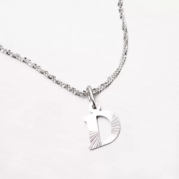 Strieborné písmenko - D M5114-FC-D