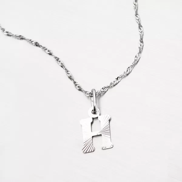 Strieborné písmenko - H M5114-FC-H