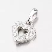 Zlatý prívesok so zirkónmi DZ0021B