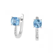 Náušnice s topazom a diamantmi GKW48527TPZ