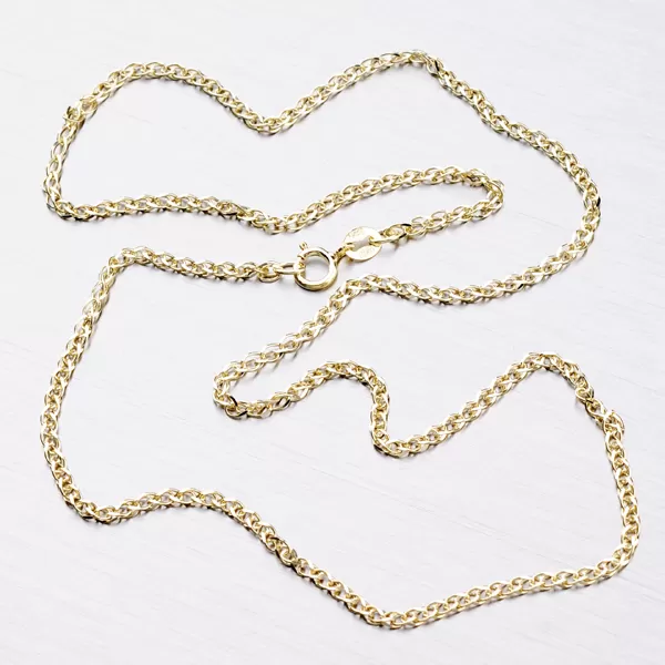 Zlatá pletená retiazka 45-1205