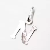 Strieborné písmenko - N M5114-FC-N