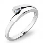 Zlatý prsteň s briliantmi 10864