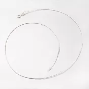 Pevný náhrdelník zo striebra 92003043-42-SLX