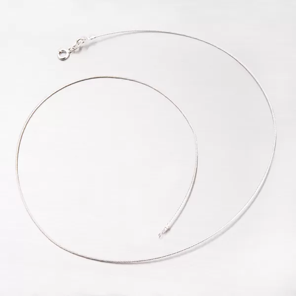 Pevný náhrdelník zo striebra 92003043-42-SLX