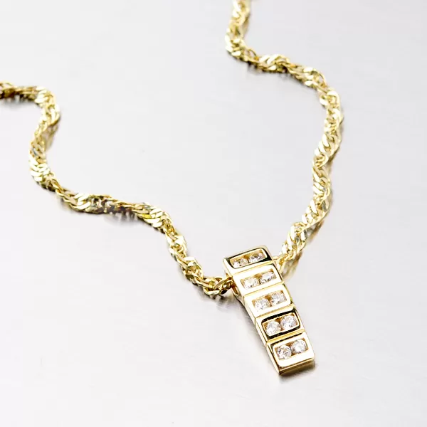 Prívesok so zirkónmi DZ2058ZL