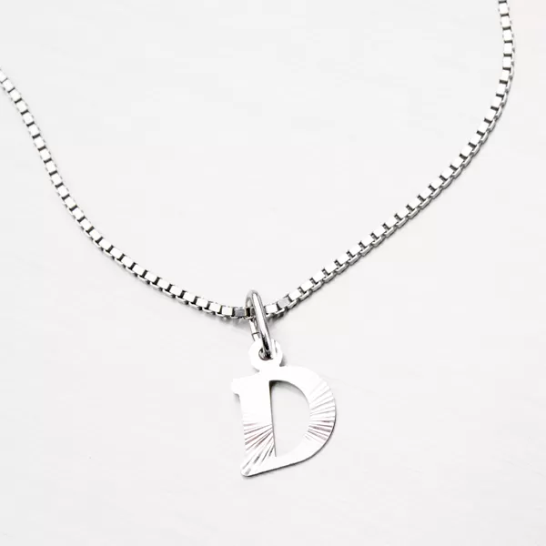 Strieborné písmenko - D M5114-FC-D