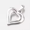 Srdce z bieleho zlata DZ1601B