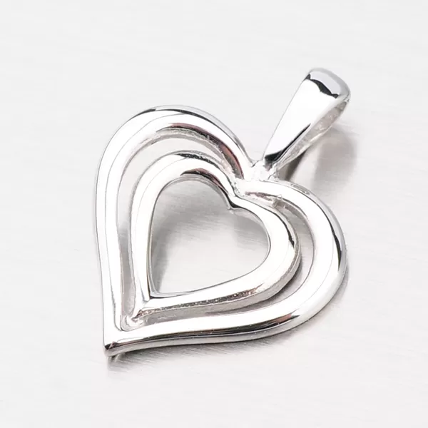 Srdce z bieleho zlata DZ1601B