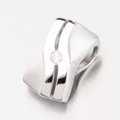 Prívesok z bieleho zlata DZ1751B