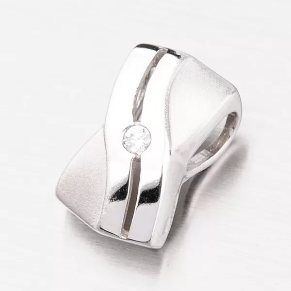 Prívesok z bieleho zlata DZ1751B