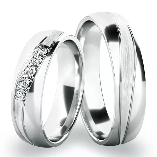 Zlaté snubné prstene SP-285