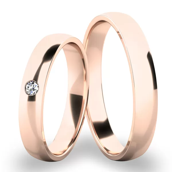 Snubné prstene biele zlato SP-286-01