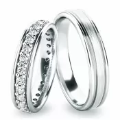 Strieborné snubné prstene SP-61053-Ag