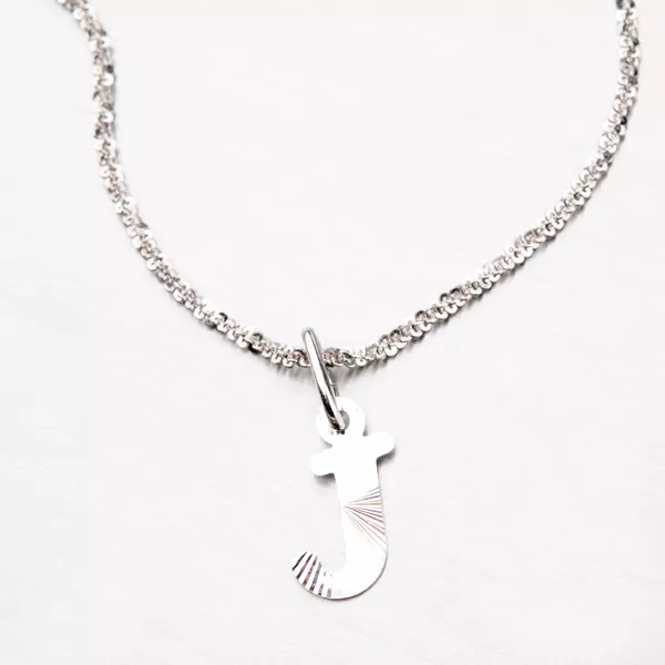 Strieborné písmenko - J M5114-FC-J