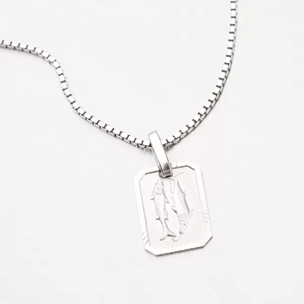 Ryby - strieborné mesačné znamenie M5013-02