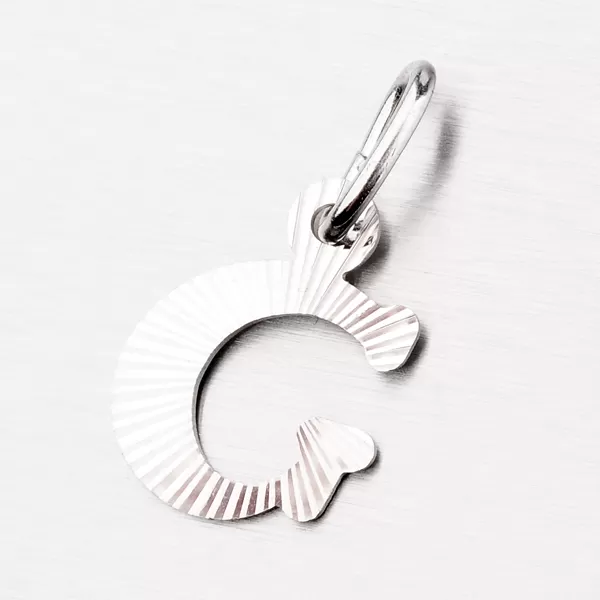 Strieborné písmenko - G M5114-FC-G