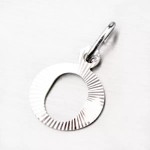 Strieborné písmenko - O M5114-FC-O