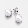 Perlové náušnice zo striebra E2200448-1132-SLX