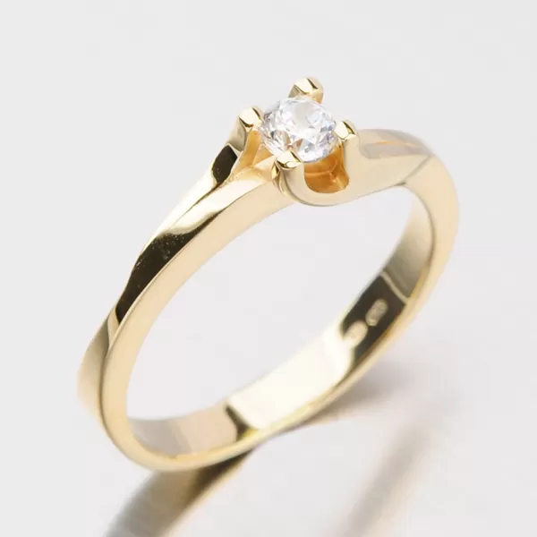 Dámsky prsteň so zirkónom DZ1854ZL