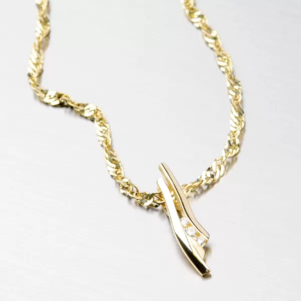 Prívesok zo žltého zlata DZ1754ZL