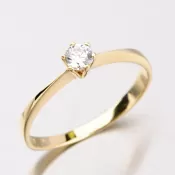 Dámsky prsteň so zirkónom DZ1877ZL